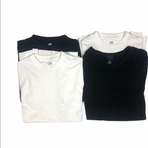 Four H&M shirts